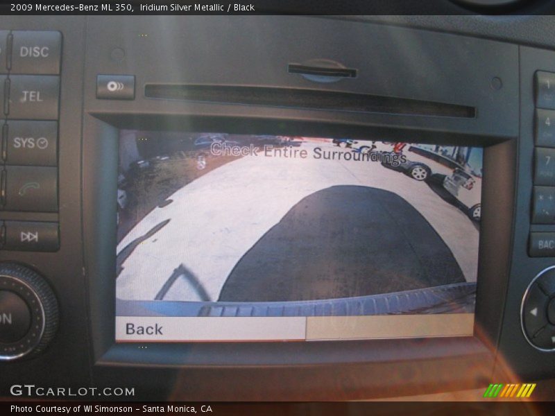 Iridium Silver Metallic / Black 2009 Mercedes-Benz ML 350