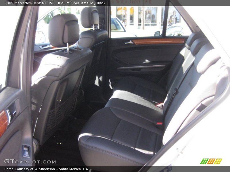 Iridium Silver Metallic / Black 2009 Mercedes-Benz ML 350