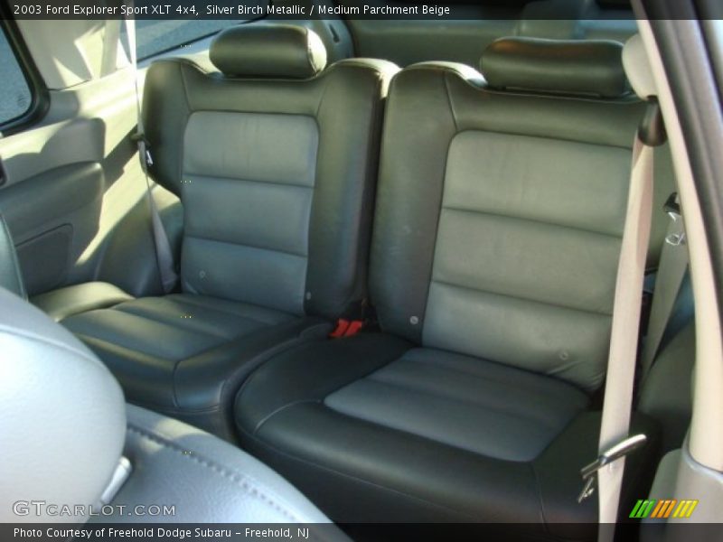 Silver Birch Metallic / Medium Parchment Beige 2003 Ford Explorer Sport XLT 4x4