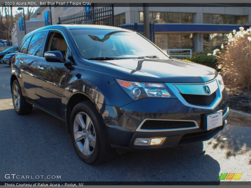 Bali Blue Pearl / Taupe Gray 2010 Acura MDX