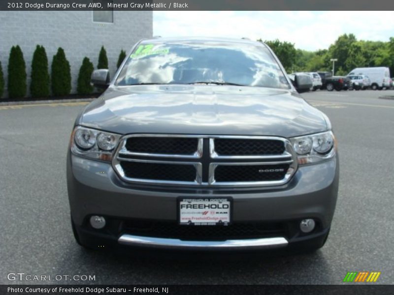 Mineral Gray Metallic / Black 2012 Dodge Durango Crew AWD