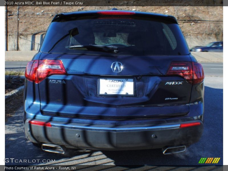 Bali Blue Pearl / Taupe Gray 2010 Acura MDX
