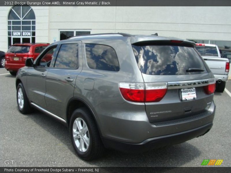 Mineral Gray Metallic / Black 2012 Dodge Durango Crew AWD