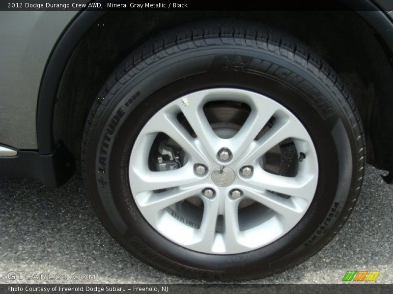 Mineral Gray Metallic / Black 2012 Dodge Durango Crew AWD