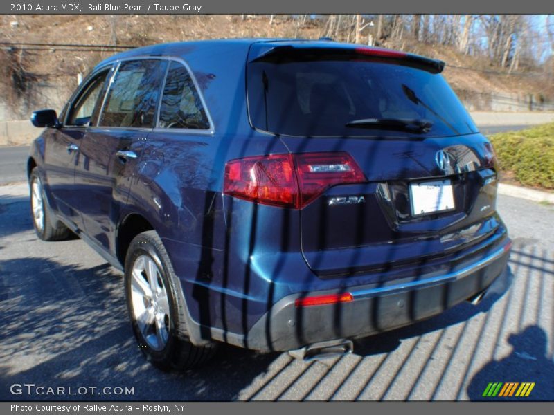 Bali Blue Pearl / Taupe Gray 2010 Acura MDX