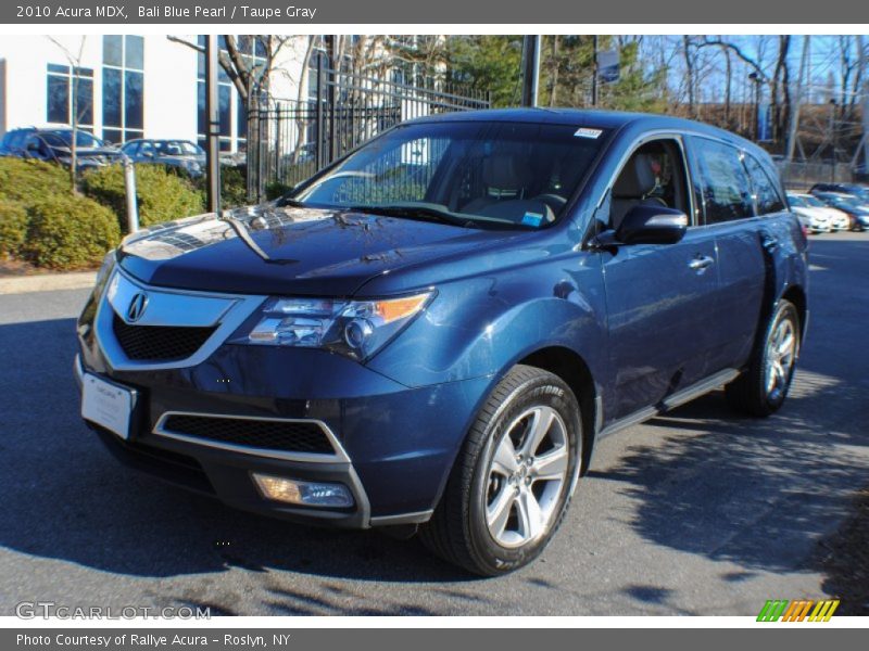 Bali Blue Pearl / Taupe Gray 2010 Acura MDX