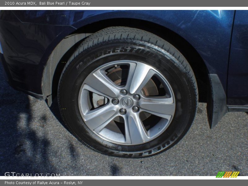 Bali Blue Pearl / Taupe Gray 2010 Acura MDX