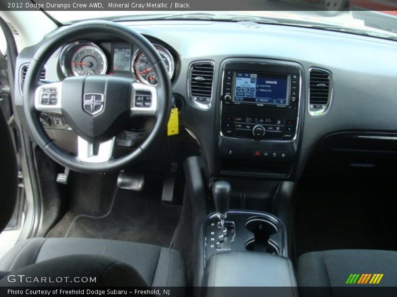 Mineral Gray Metallic / Black 2012 Dodge Durango Crew AWD