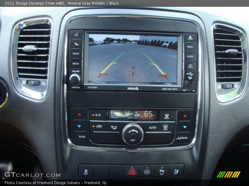 Mineral Gray Metallic / Black 2012 Dodge Durango Crew AWD