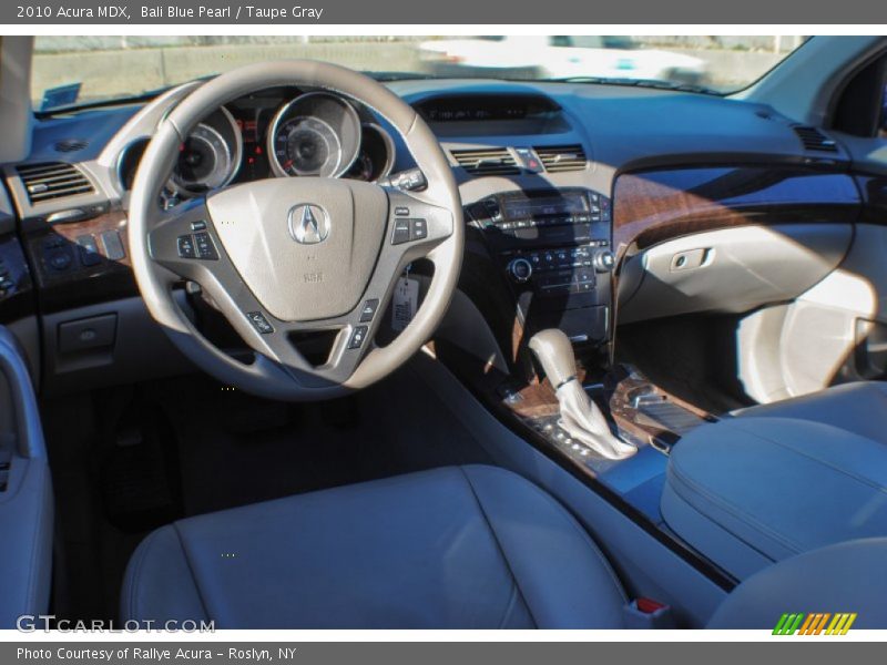 Bali Blue Pearl / Taupe Gray 2010 Acura MDX