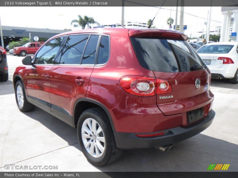 Wild Cherry Metallic / Charcoal 2010 Volkswagen Tiguan S