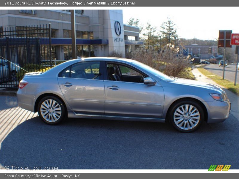 Forged Silver Metallic / Ebony Leather 2011 Acura RL SH-AWD Technology