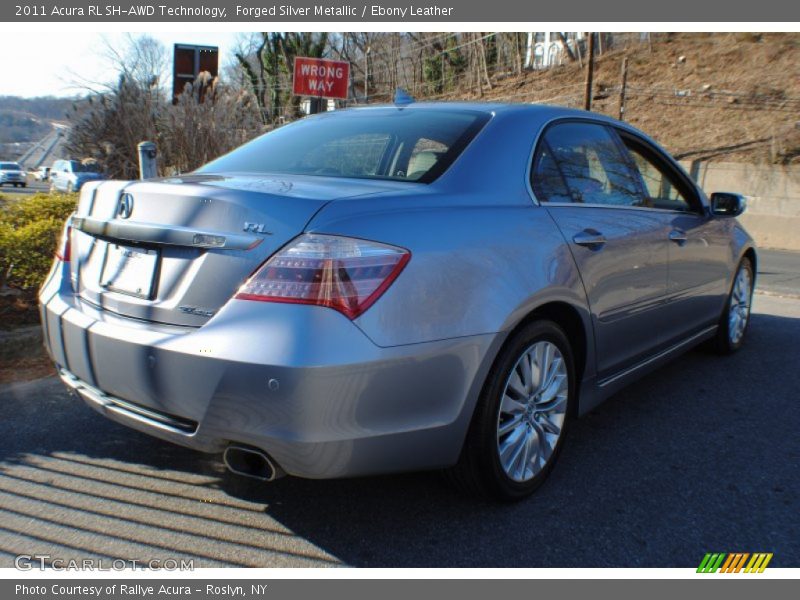 Forged Silver Metallic / Ebony Leather 2011 Acura RL SH-AWD Technology