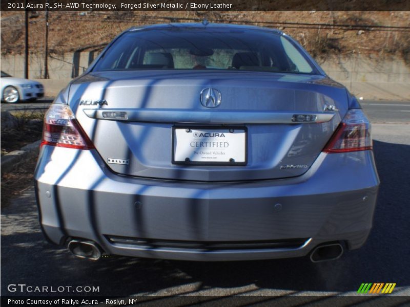 Forged Silver Metallic / Ebony Leather 2011 Acura RL SH-AWD Technology