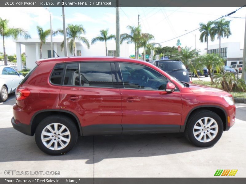 Wild Cherry Metallic / Charcoal 2010 Volkswagen Tiguan S