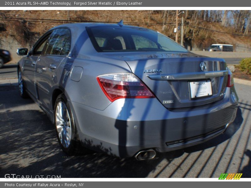 Forged Silver Metallic / Ebony Leather 2011 Acura RL SH-AWD Technology