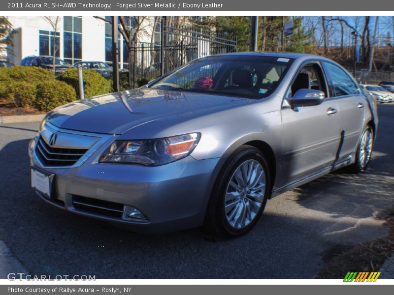 Forged Silver Metallic / Ebony Leather 2011 Acura RL SH-AWD Technology