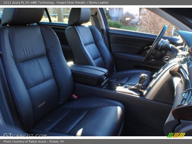 Forged Silver Metallic / Ebony Leather 2011 Acura RL SH-AWD Technology