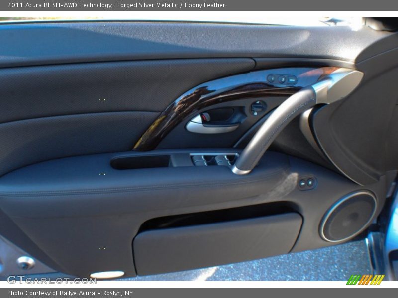 Forged Silver Metallic / Ebony Leather 2011 Acura RL SH-AWD Technology