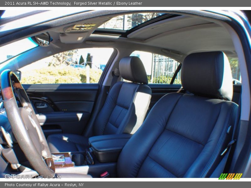 Forged Silver Metallic / Ebony Leather 2011 Acura RL SH-AWD Technology