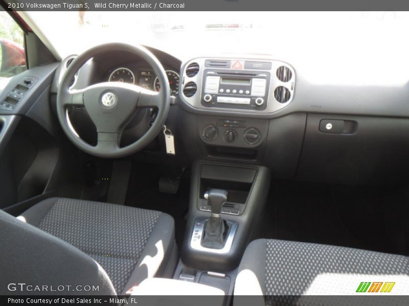 Wild Cherry Metallic / Charcoal 2010 Volkswagen Tiguan S