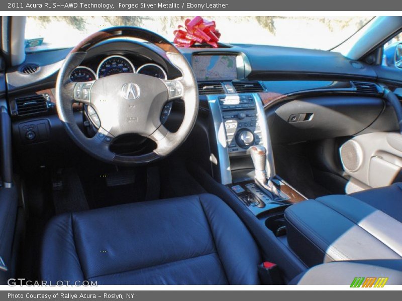 Forged Silver Metallic / Ebony Leather 2011 Acura RL SH-AWD Technology
