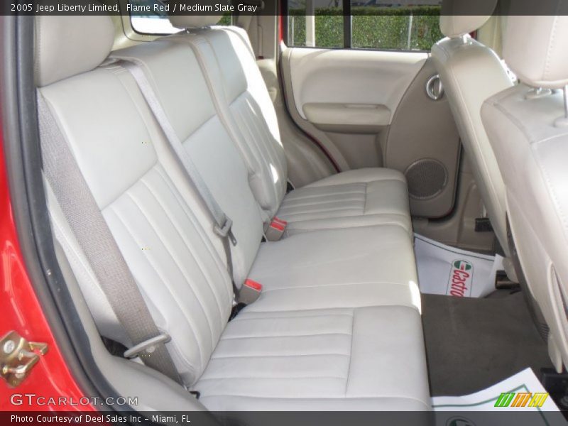 Flame Red / Medium Slate Gray 2005 Jeep Liberty Limited