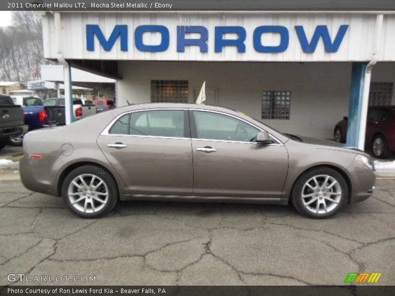 Mocha Steel Metallic / Ebony 2011 Chevrolet Malibu LTZ