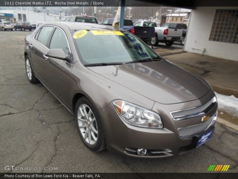 Mocha Steel Metallic / Ebony 2011 Chevrolet Malibu LTZ