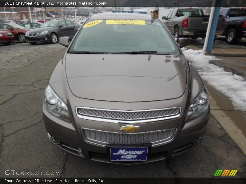 Mocha Steel Metallic / Ebony 2011 Chevrolet Malibu LTZ