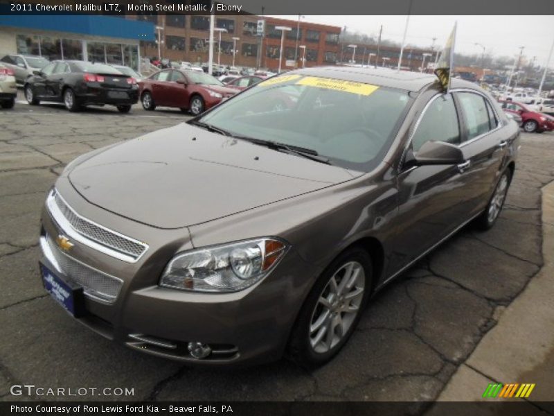 Mocha Steel Metallic / Ebony 2011 Chevrolet Malibu LTZ