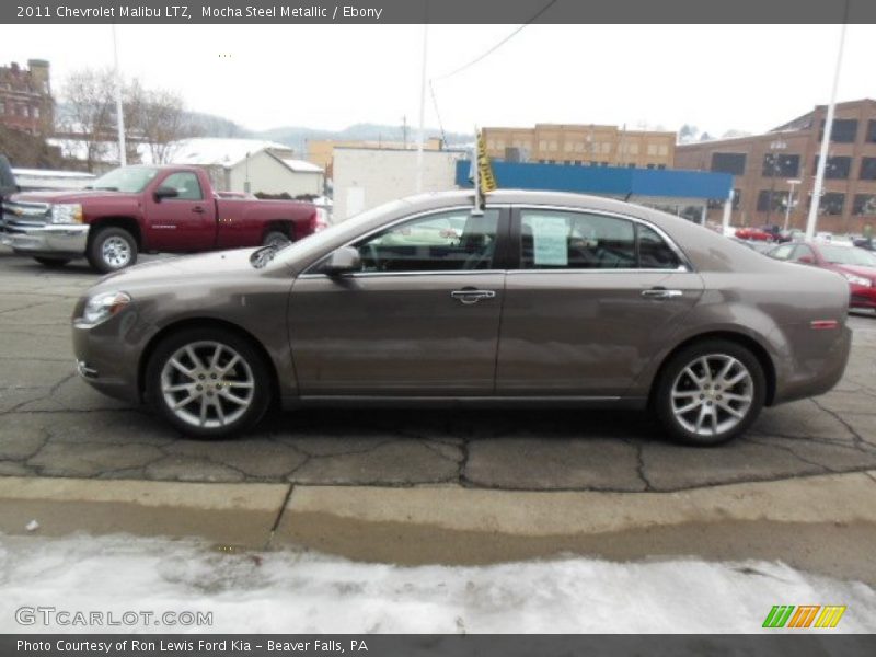 Mocha Steel Metallic / Ebony 2011 Chevrolet Malibu LTZ