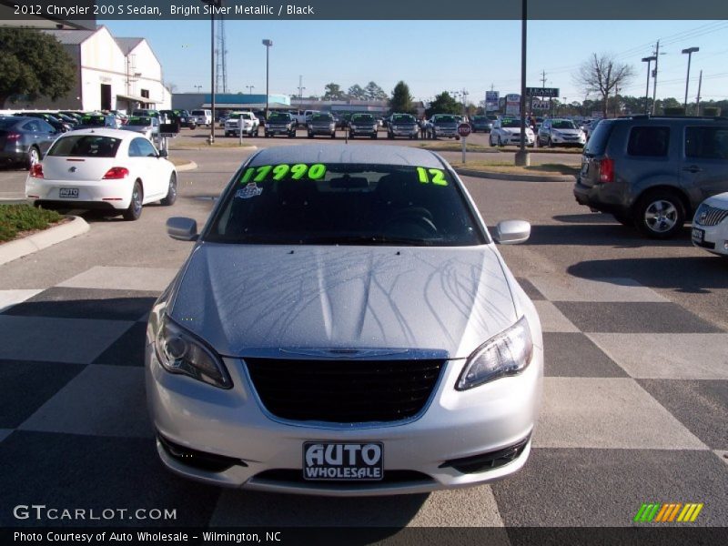 Bright Silver Metallic / Black 2012 Chrysler 200 S Sedan