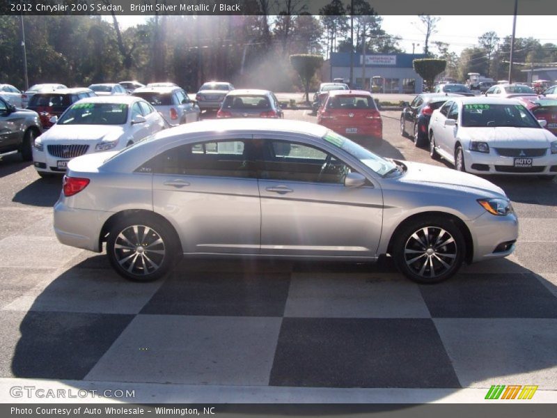 Bright Silver Metallic / Black 2012 Chrysler 200 S Sedan