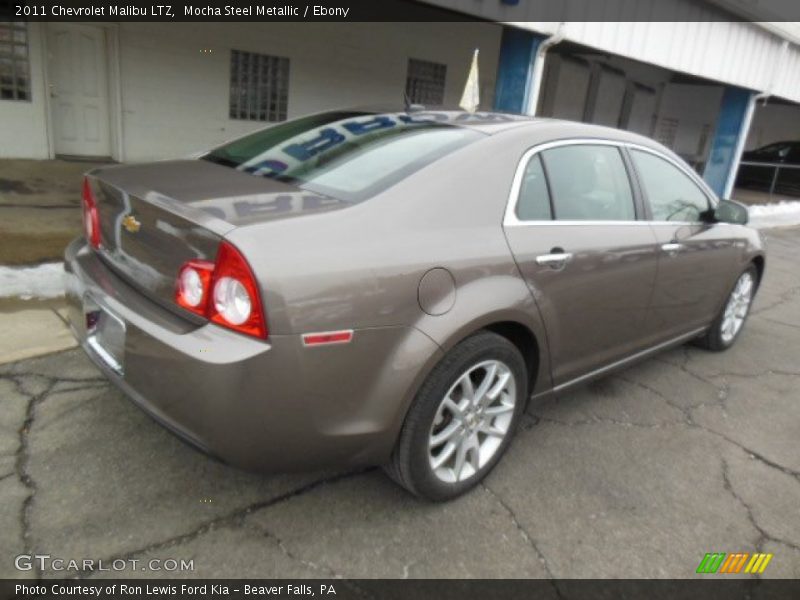 Mocha Steel Metallic / Ebony 2011 Chevrolet Malibu LTZ