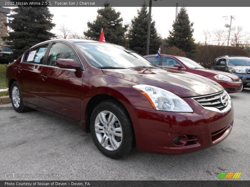 Tuscan Sun / Charcoal 2012 Nissan Altima 2.5 S