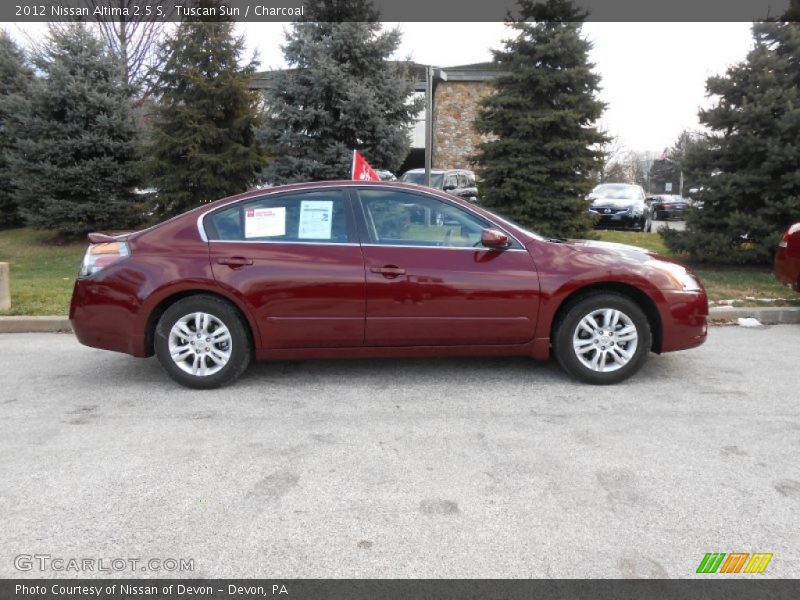 Tuscan Sun / Charcoal 2012 Nissan Altima 2.5 S