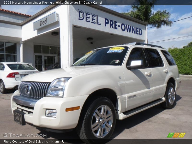White Chocolate Tri Coat / Camel 2008 Mercury Mountaineer Premier