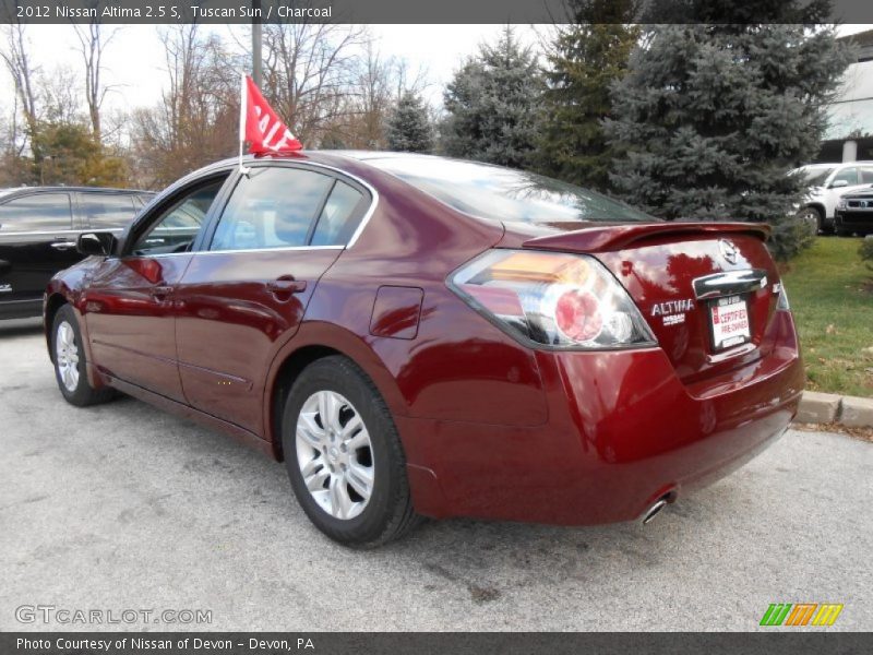 Tuscan Sun / Charcoal 2012 Nissan Altima 2.5 S