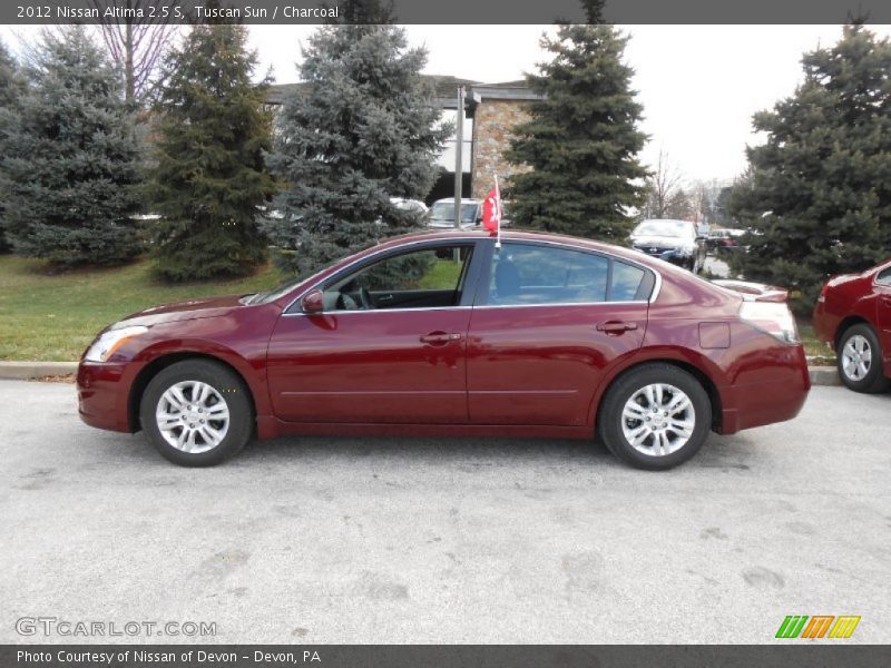 Tuscan Sun / Charcoal 2012 Nissan Altima 2.5 S
