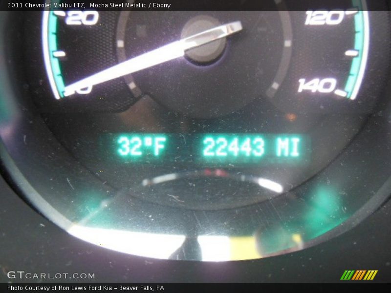 Mocha Steel Metallic / Ebony 2011 Chevrolet Malibu LTZ