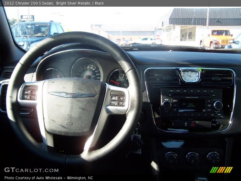 Bright Silver Metallic / Black 2012 Chrysler 200 S Sedan