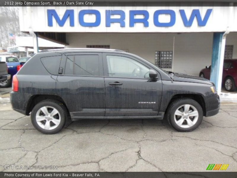 Black / Dark Slate Gray 2012 Jeep Compass Sport