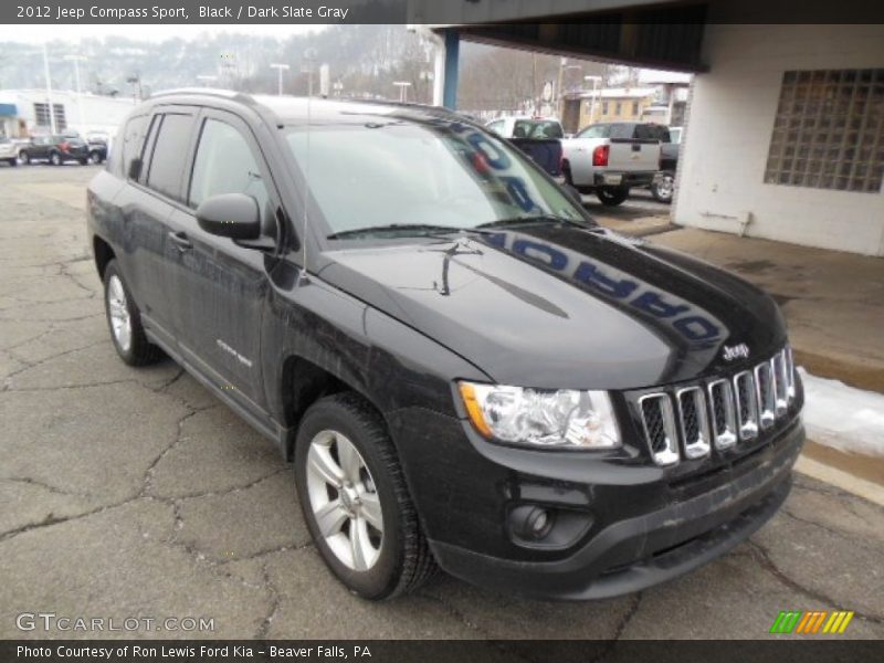 Black / Dark Slate Gray 2012 Jeep Compass Sport