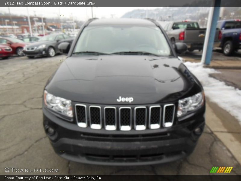 Black / Dark Slate Gray 2012 Jeep Compass Sport