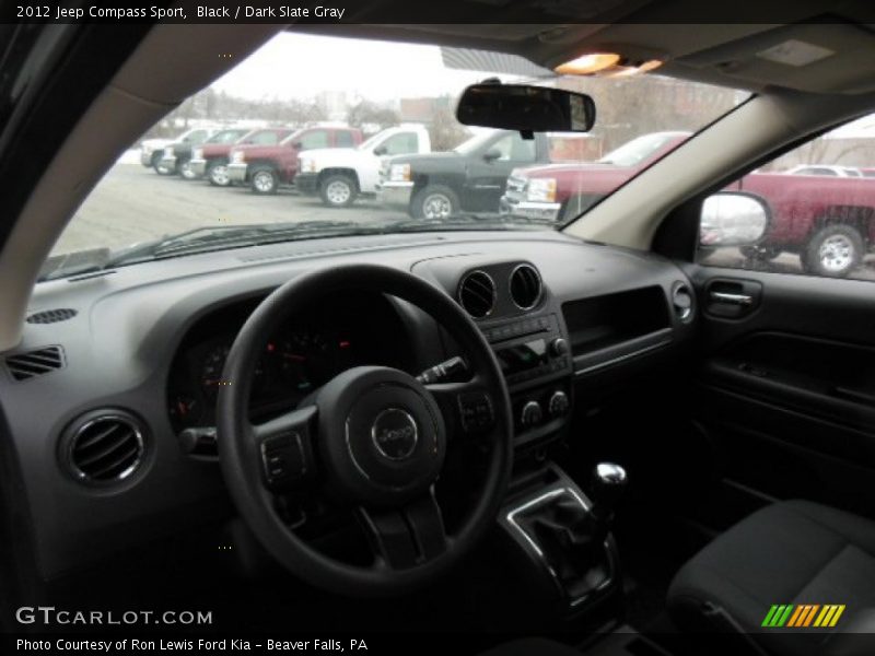 Black / Dark Slate Gray 2012 Jeep Compass Sport