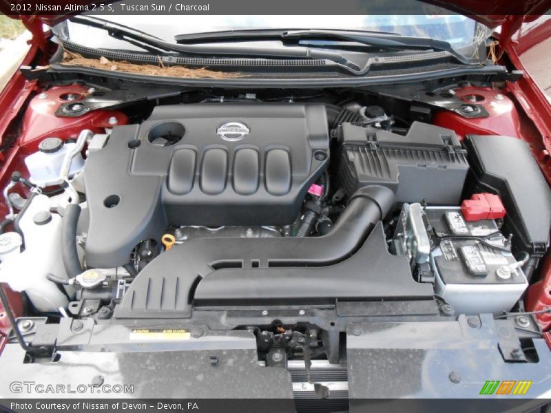 Tuscan Sun / Charcoal 2012 Nissan Altima 2.5 S