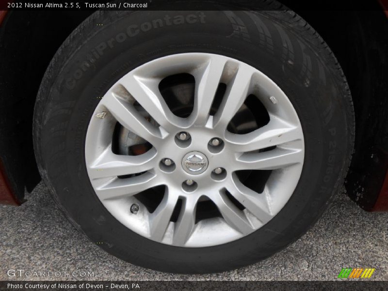 Tuscan Sun / Charcoal 2012 Nissan Altima 2.5 S