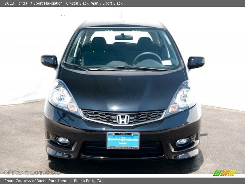 Crystal Black Pearl / Sport Black 2013 Honda Fit Sport Navigation