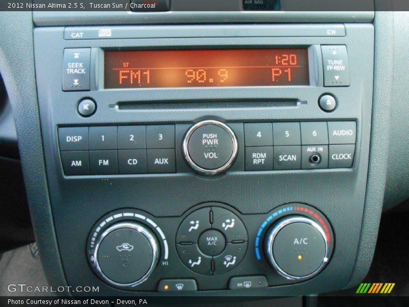 Tuscan Sun / Charcoal 2012 Nissan Altima 2.5 S